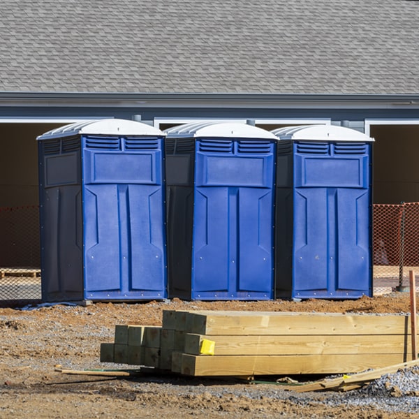 what is the maximum capacity for a single porta potty in Lyndon Michigan